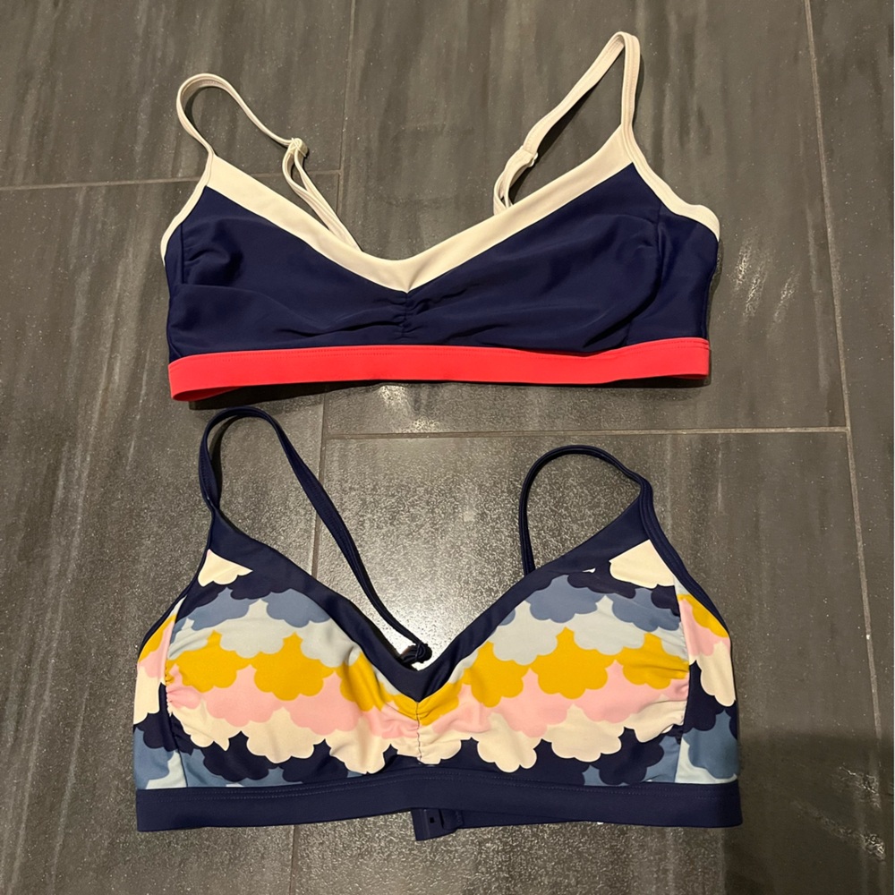 Boden 2 bikini tops 
Size 4/6